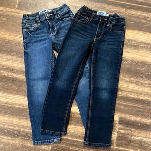 Two Pairs of Boys Skinny Jeans